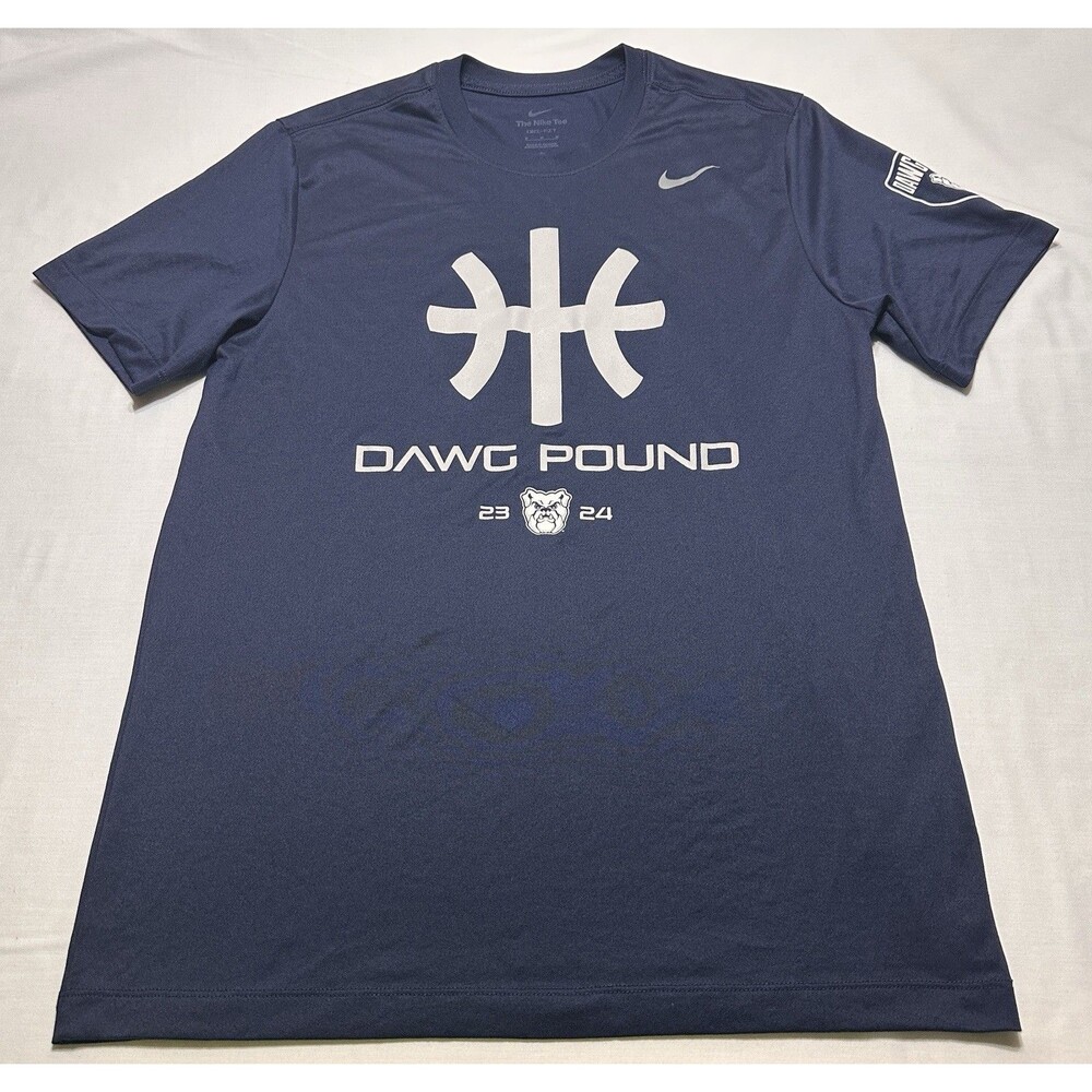 Butler Bulldogs Nike Dri-Fit Shirt 2023-24 Dawg Pound Navy Basketball Tee Medium